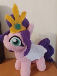 Size: 3000x4000 | Tagged: safe, artist:jbond, pipp petals, pegasus, pony, g5, female, handmade, irl, mare, photo, photography, plushie, solo