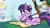 Size: 1435x807 | Tagged: safe, artist:kindakismet, twilight sparkle, pony, unicorn, friendship is magic, g4, my little pony: friendship is magic, backwards cutie mark, book, canterlot, lying down, predictions and prophecies, prone, scene interpretation, screencap background, solo, tree, unicorn twilight