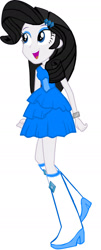 Size: 726x1799 | Tagged: safe, artist:kai-flame, rarity, equestria girls, g4, boots, fall formal outfits, high heel boots, recolor, shoes, simple background, solo, white background