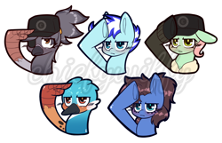 Size: 1018x657 | Tagged: safe, artist:chiefywiffy, oc, oc:kejser kagespiser, oc:snowy pop, griffon, pony, commission, salute, simple background, white background, ych result