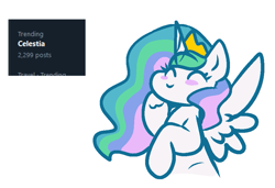 Size: 909x623 | Tagged: safe, artist:zutcha, princess celestia, alicorn, pony, g4, blush sticker, blushing, cute, cutelestia, female, mare, meta, simple background, smiling, solo, spread wings, twitter, underhoof, white background, wings