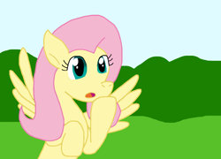 Size: 1124x811 | Tagged: safe, artist:cmara, fluttershy, pegasus, g4, female, solo