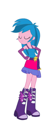 Size: 736x1797 | Tagged: safe, artist:eqgrp-firefly, firefly, rainbow dash, equestria girls, g1, g4, boots, clothes, dress, fall formal outfits, high heel boots, recolor, shoes, simple background, solo, white background