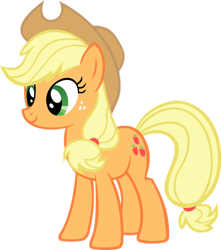 Size: 900x1018 | Tagged: safe, artist:hombre0, applejack, earth pony, pony, g4, female, mare, simple background, solo, transparent background, vector