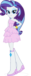 Size: 742x1797 | Tagged: safe, artist:eqgrp-firefly, rarity, equestria girls, g4, boots, clothes, dress, fall formal outfits, high heel boots, recolor, shoes, simple background, solo, white background