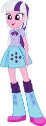 Size: 655x1800 | Tagged: safe, artist:eqgrp-firefly, twilight, twilight sparkle, equestria girls, g1, g4, boots, clothes, cutie mark on clothes, high heel boots, recolor, shirt, shoes, simple background, skirt, solo, white background