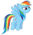 Size: 900x950 | Tagged: safe, artist:theawkwardstage, rainbow dash, pegasus, pony, g4, my little pony: friendship is magic, the return of harmony, female, frown, mare, simple background, solo, spread wings, transparent background, vector, wings