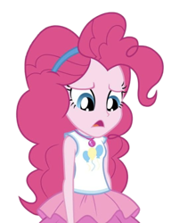 Size: 448x557 | Tagged: safe, artist:blockslikepl, edit, edited screencap, screencap, pinkie pie, human, equestria girls, g4, background removed, not a vector, simple background, solo, transparent background