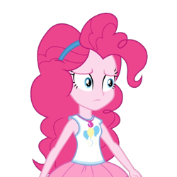 Size: 500x500 | Tagged: safe, artist:blockslikepl, edit, edited screencap, screencap, pinkie pie, human, equestria girls, g4, background removed, female, not a vector, simple background, solo, transparent background