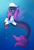 Size: 2028x3000 | Tagged: safe, artist:madelinne, oc, oc only, sea pony, seapony (g4), equestria at war mod, bubble, clothes, commission, digital art, fin wings, fins, fish tail, floppy ears, flowing mane, flowing tail, hat, high res, looking at you, male, ocean, purple eyes, purple mane, purple tail, sailor hat, sailor uniform, scales, seapony oc, see-through, signature, smiling, smiling at you, smug, solo, spread wings, swimming, tail, underwater, uniform, water, wings