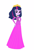 Size: 2360x3480 | Tagged: safe, artist:brightstar40k, twilight sparkle, equestria girls, g4, princess aurora, purple dress, simple background, sleeping beauty, solo, white background