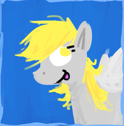 Size: 741x755 | Tagged: safe, artist:gorepup, derpy hooves, pegasus, g4, solo