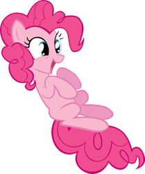 Size: 900x1079 | Tagged: safe, artist:ryanthebrony, pinkie pie, earth pony, pony, g4, open mouth, open smile, simple background, smiling, solo, transparent background, vector