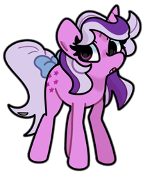 Size: 743x900 | Tagged: safe, artist:kindakismet, twilight, pony, unicorn, g1, g4, bow, g1 to g4, generation leap, horn, simple background, solo, tail, tail bow, transparent background