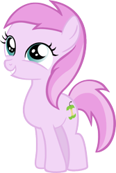 Size: 496x741 | Tagged: safe, artist:jaybugjimmies, piña colada, earth pony, pony, call of the cutie, g4, my little pony: friendship is magic, season 1, awwpplecore, cute, female, filly, foal, grin, piña cutelada, simple background, smiling, solo, transparent background, vector