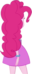 Size: 798x1798 | Tagged: safe, edit, edited screencap, editor:mrtoonlover83, screencap, pinkie pie, human, equestria girls, g4, background removed, balloonbutt, butt, female, not a vector, rear view, simple background, solo, transparent background