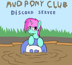 Size: 2200x2000 | Tagged: safe, artist:amateur-draw, oc, oc only, oc:belle boue, pony, unicorn, discord link, discord server, horn, link in description, male, mud, solo, stallion