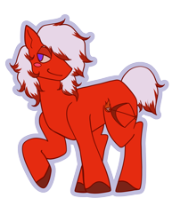 Size: 2320x3000 | Tagged: safe, artist:vicreversed, oc, oc only, oc:burning arrow, earth pony, pony, simple background, solo, transparent background