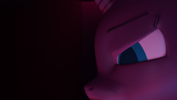 Size: 3840x2160 | Tagged: safe, alternate angle, alternate version, artist:epickitty54, tempest shadow, unicorn, anthro, g4, 3d, blender, close-up, horn, solo