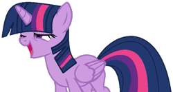 Size: 655x350 | Tagged: safe, artist:beanbases, artist:twilyisbestpone, twilight sparkle, alicorn, pony, g4, base used, derp, faic, female, funny face, mare, open mouth, open smile, pegasus wings, silly, simple background, smiling, solo, transparent background, twilight sparkle (alicorn), wings