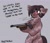 Size: 1571x1340 | Tagged: safe, artist:reddthebat, oc, oc only, oc:number nine, earth pony, pony, bipedal, browning auto-5, chest fluff, cigarette, dialogue, eyebrows, eyebrows visible through hair, female, floppy ears, gray background, gun, hoof hold, hoofgun, mare, no pupils, pubic fluff, shotgun, signature, simple background, smoking, solo, weapon