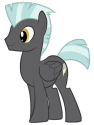 Size: 600x800 | Tagged: safe, artist:godoflight, thunderlane, pegasus, pony, g4, male, simple background, solo, stallion, transparent background, vector