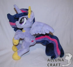 Size: 1911x1744 | Tagged: safe, artist:allunacraft, twilight sparkle, alicorn, pony, g4, irl, photo, plushie, solo, twilight sparkle (alicorn)