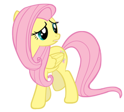 Size: 5000x4535 | Tagged: safe, artist:tabbyderp, fluttershy, pegasus, pony, g4, the last roundup, absurd resolution, female, mare, simple background, solo, transparent background, vector, worried