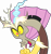 Size: 3000x3186 | Tagged: safe, artist:theonewiththeoctaves, discord, draconequus, g4, my little pony: friendship is magic, the return of harmony, high res, male, open mouth, simple background, solo, transparent background, umbrella, vector