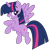 Size: 530x540 | Tagged: safe, artist:beanbases, artist:twilyisbestpone, twilight sparkle, alicorn, pony, g4, base used, female, flying, grin, lidded eyes, mare, pegasus wings, simple background, smiling, solo, transparent background, twilight sparkle (alicorn), wings, wrong eye shape