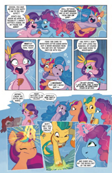 Size: 999x1536 | Tagged: safe, idw, official comic, hitch trailblazer, izzy moonbow, misty brightdawn, pipp petals, sunny starscout, alicorn, earth pony, seapony (g4), trenchpony, unicorn, g5, my little pony: set your sail, set your sail #4, spoiler:comic, bracelet, bubble, cheek squish, cheek to cheek, coat markings, coral, crying, dorsal fin, earth pony magic, eyes closed, female, fin, fin wings, fins, fish tail, floppy ears, flowing mane, flowing tail, freckles, glomp, glowing, glowing horn, happy, holding hooves, hooves on cheeks, horn, hug, jewelry, looking at each other, looking at someone, magic, male, mane stripe sunny, mare, ocean, open mouth, open smile, race swap, rebirth misty, scales, sea pony (g5), seaponified, seapony hitch trailblazer, seapony izzy moonbow, seapony misty brightdawn, seapony pipp petals, seapony sunny starscout, sheriff's badge, shipping fuel, shocked, smiling, socks (coat markings), species swap, speech bubble, speed lines, squishy cheeks, stallion, sunnycorn, swimming, tail, teeth, text, underwater, unshorn fetlocks, upside down cutie mark, water, wings