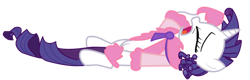 Size: 900x289 | Tagged: safe, artist:jaelachan, rarity, pony, unicorn, g4, suited for success, clothes, drama queen, female, horn, mare, marshmelodrama, rarity being rarity, robe, simple background, solo, transparent background, vector