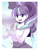 Size: 1200x1552 | Tagged: safe, artist:nekoshiei, starlight glimmer, human, g4, season 5, the cutie re-mark, anime style, clapping, cloud, collarbone, eye clipping through hair, eyebrows, eyebrows visible through hair, female, humanized, looking at you, open mouth, open smile, passepartout, ponytail, signature, smiling, smiling at you, solo, starlight says bravo