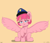 Size: 2300x2000 | Tagged: safe, alternate version, artist:sodablitzed, oc, oc only, oc:sweet serving, pegasus, pony, belly, eyeshadow, lidded eyes, looking at you, makeup, pegasus oc, police, police hat, police officer, police pony, raised hoof, simple background, smiling, smirk, spread wings, wings