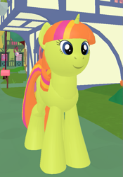 Size: 619x883 | Tagged: safe, sweetcream scoops, unicorn, g4, female, horn, mare, roblox, solo, wat, what has roblox done, what has science done, what the fuck am i seeing, wtf