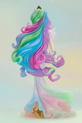 Size: 667x1000 | Tagged: safe, kotobukiya, princess celestia, human, g4, female, humanized, kotobukiya princess celestia, rear view, solo