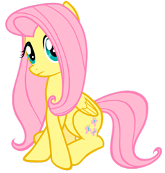 Size: 900x944 | Tagged: safe, artist:landboom, fluttershy, pegasus, pony, g4, female, mare, simple background, solo, transparent background, vector