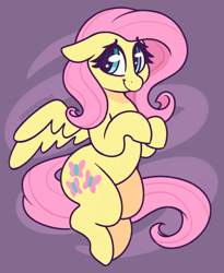 Size: 3001x3665 | Tagged: safe, artist:graphene, fluttershy, pegasus, pony, g4, cute, female, high res, mare, shyabetes, simple background, solo