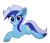 Size: 2202x1881 | Tagged: safe, artist:maretian, artist:scandianon, minuette, pony, unicorn, g4, collaboration, colored hooves, colored pupils, female, hooves, horn, looking at you, lying down, mare, prone, simple background, smiling, smiling at you, solo, transparent background