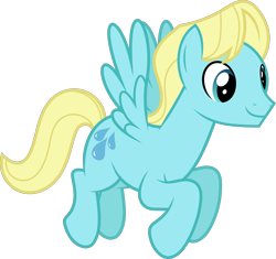 Size: 9809x9229 | Tagged: safe, artist:starryshineviolet, dewdrop, pegasus, pony, g4, tanks for the memories, absurd resolution, background pony, flying, male, raised hoof, raised leg, simple background, solo, stallion, transparent background, vector