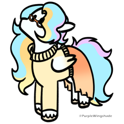 Size: 3000x3000 | Tagged: safe, artist:purple wingshade, part of a set, oc, oc only, oc:rain shine, pegasus, pony, simple background, solo, transparent background