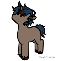 Size: 3000x3000 | Tagged: safe, artist:purple wingshade, part of a set, oc, oc only, oc:musket, pony, unicorn, horn, simple background, solo, transparent background