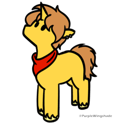 Size: 3000x3000 | Tagged: safe, artist:purple wingshade, part of a set, oc, oc only, oc:honey glow, pony, unicorn, horn, simple background, solo, transparent background