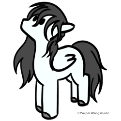 Size: 3000x3000 | Tagged: safe, artist:purple wingshade, part of a set, oc, oc only, oc:frost, pegasus, pony, simple background, solo, transparent background