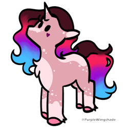 Size: 3000x3000 | Tagged: safe, artist:purple wingshade, oc, oc only, oc:candie, pony, unicorn, horn, simple background, solo, transparent background