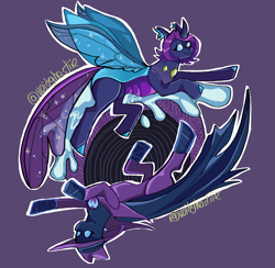 Size: 4093x3996 | Tagged: safe, artist:voidghostiie, mare do well, oc, changedling, changeling, g4, changeling oc, ponysona