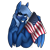 Size: 2000x2000 | Tagged: safe, artist:rainland, oc, oc only, oc:blueshadow, pegasus, pony, american flag, cheek fluff, chest fluff, chin fluff, commission, ear fluff, eye clipping through hair, flag, hoof fluff, hoof hold, pegasus oc, simple background, smiling, solo, transparent background