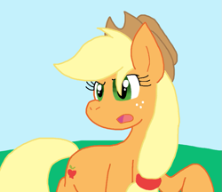 Size: 887x767 | Tagged: safe, artist:cmara, applejack, earth pony, g4, female, solo