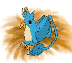 Size: 3200x2800 | Tagged: safe, artist:horsesplease, gallus, griffon, g4, behaving like a bird, behaving like a chicken, brooding, broody, gallus the rooster, griffons doing bird things, nest, solo