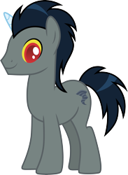 Size: 3000x4092 | Tagged: safe, artist:cloudy glow, discord, pony, unicorn, g4, horn, male, pony discord, simple background, solo, transparent background, vector